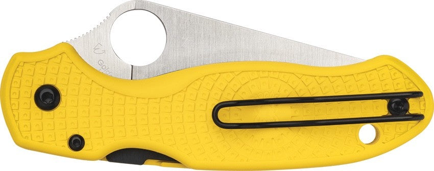 Spyderco Para 3 Lightweight Yellow Salt