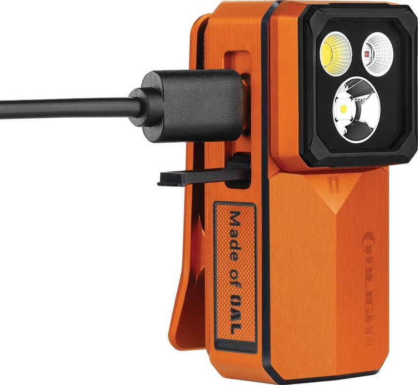 Olight Oclip 2 Ultra Amber Orange Light