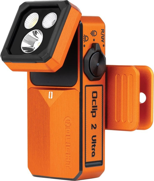 Olight Oclip 2 Ultra Amber Orange Light