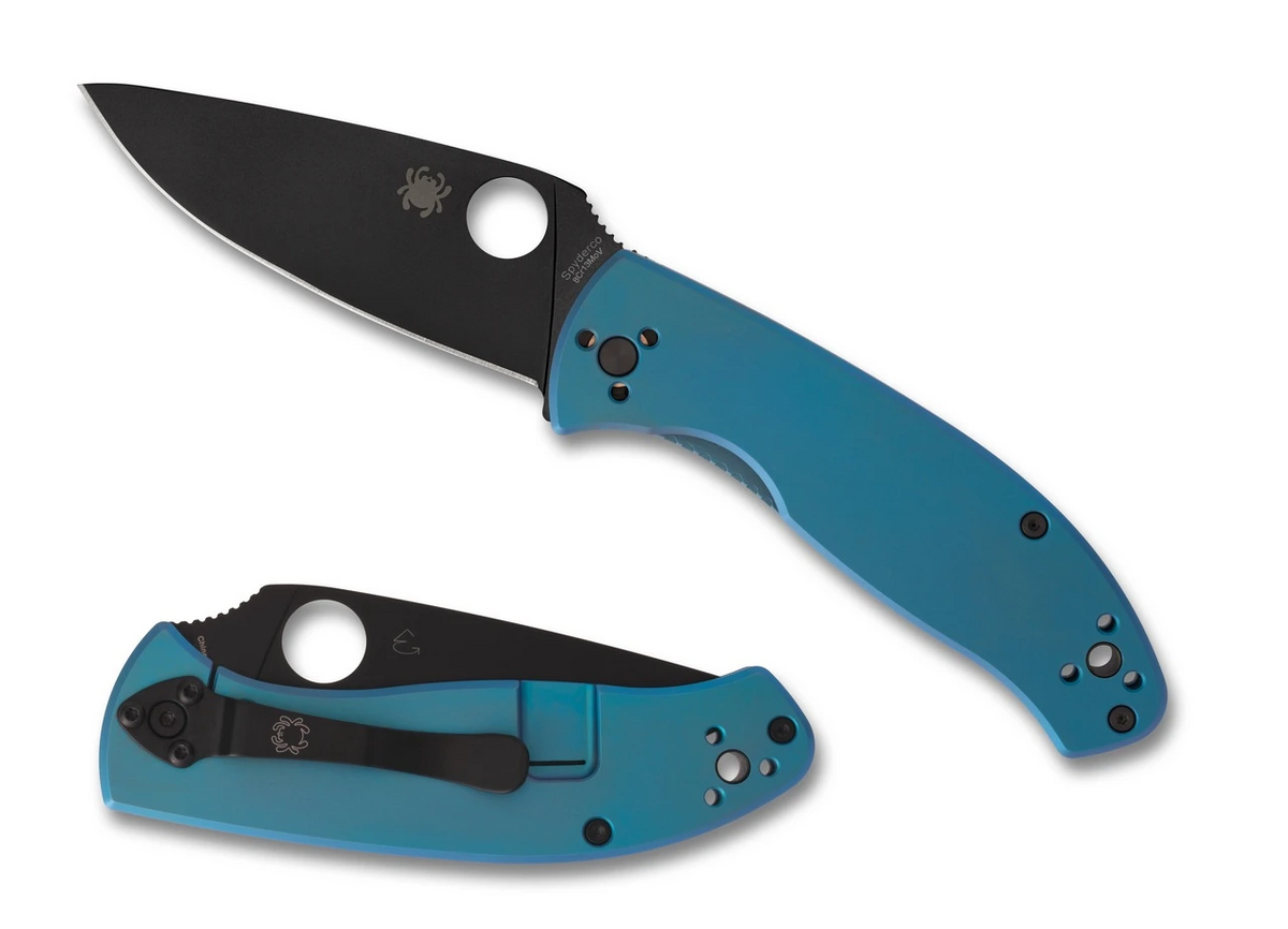 Spyderco Tenacious Blue Titanium